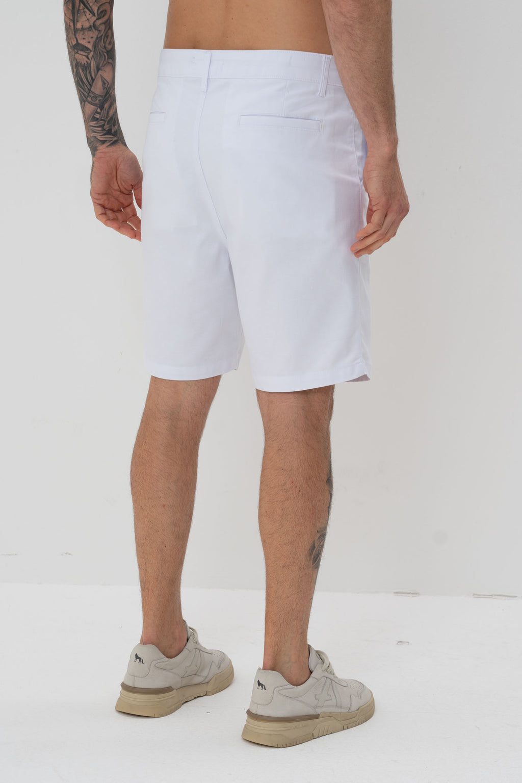 Bermuda Sarja Masculina Vicinal Branco