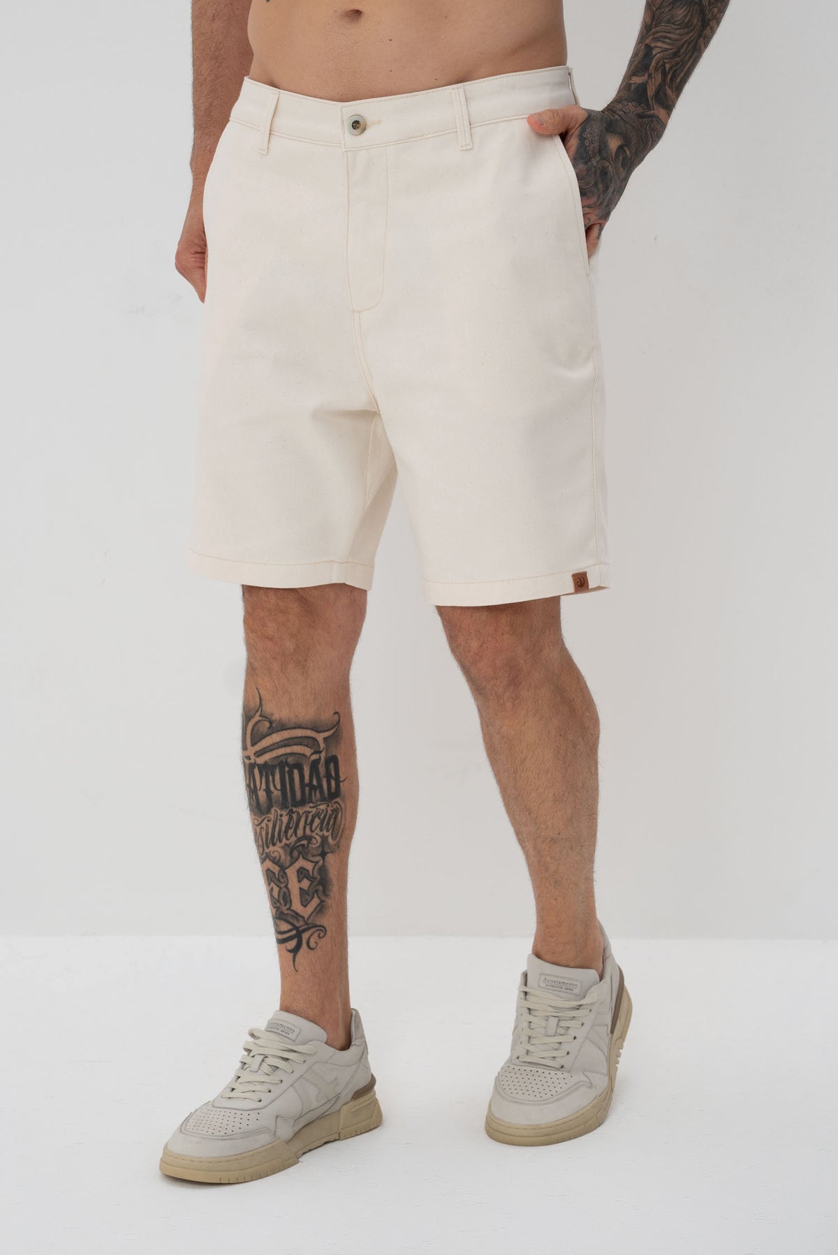 Bermuda Chino Fit Masculina Vicinal Cru