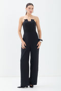 Macacão Elegante Sem Alça ACT Feminino Preto
