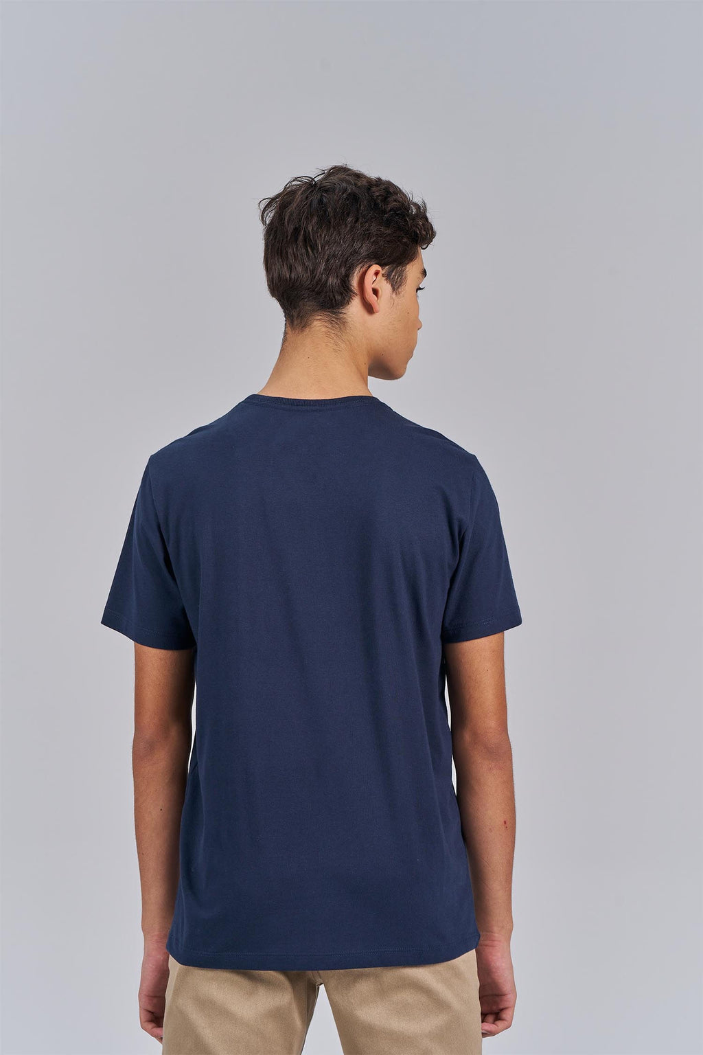 Camiseta Bordado Lettering Menino Acostamento Next Branco
