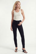 Calça Jeans Skinny Cintura Alta ACT Feminina Jeans Escuro