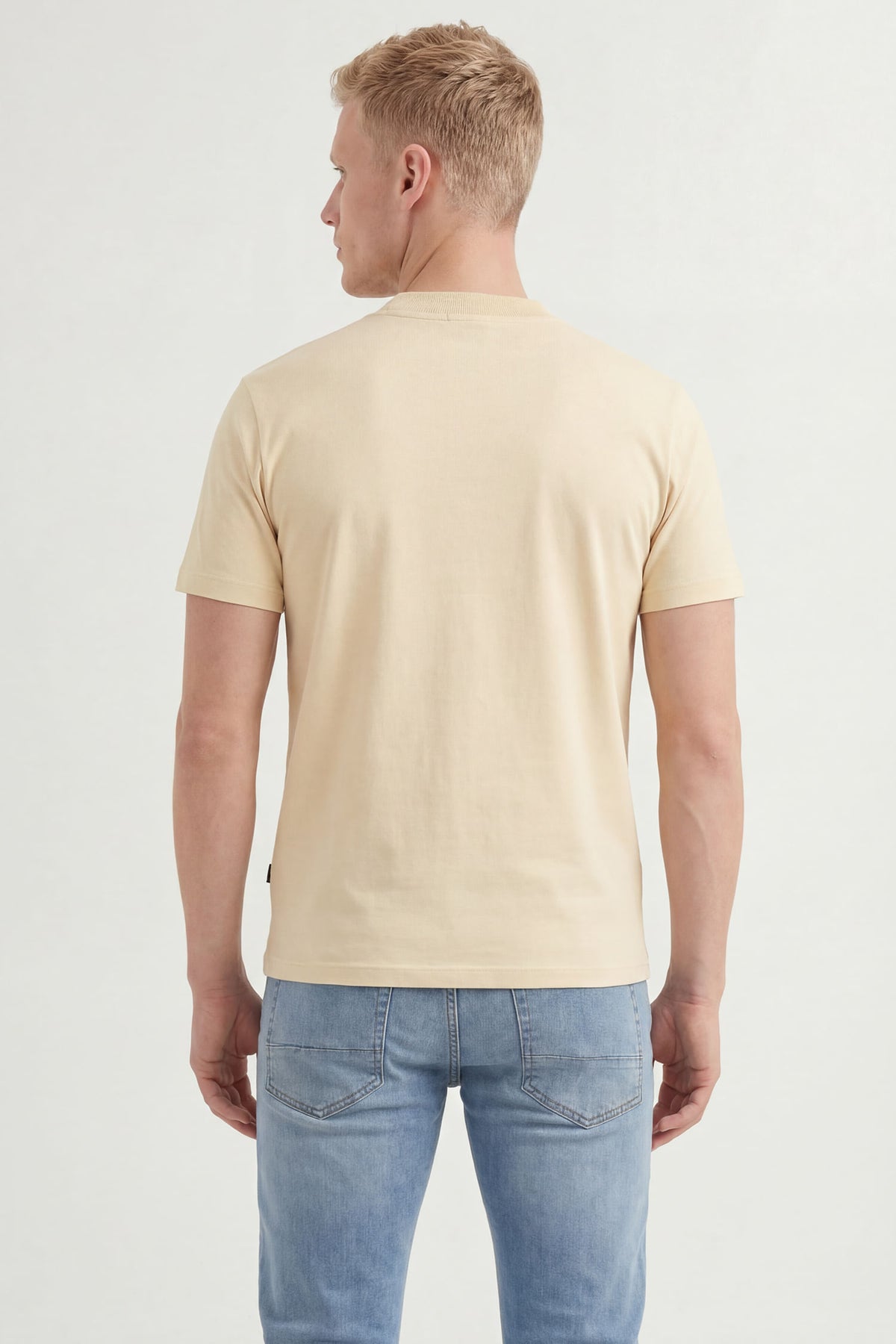 Camiseta Minimalista Masculina Acostamento Amarelo Sunlight