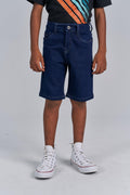 Bermuda Jeans Classic Menino Acostamento Next Jeans Escuro