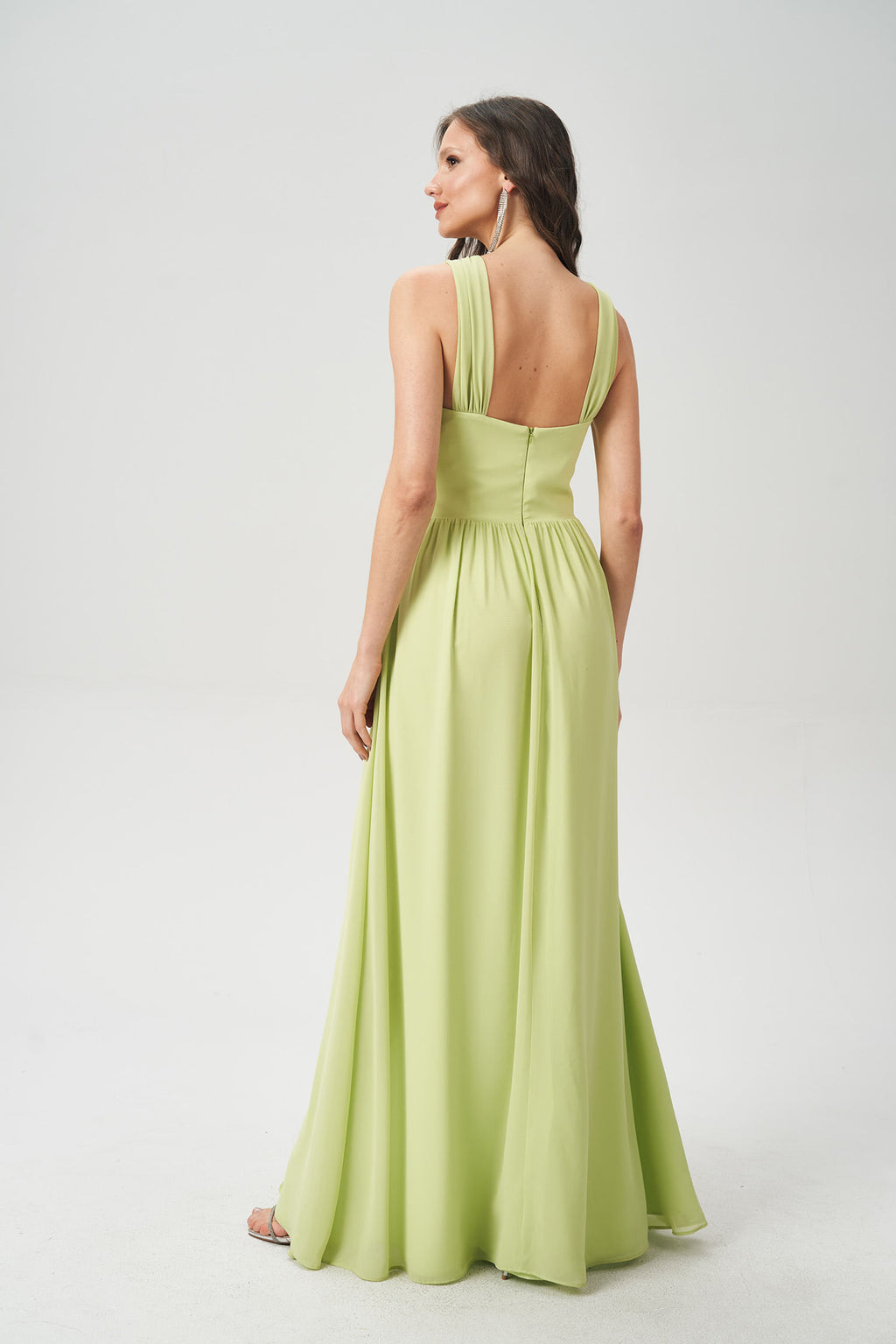 Vestido Longo Princess Feminino Acostamento Citrino