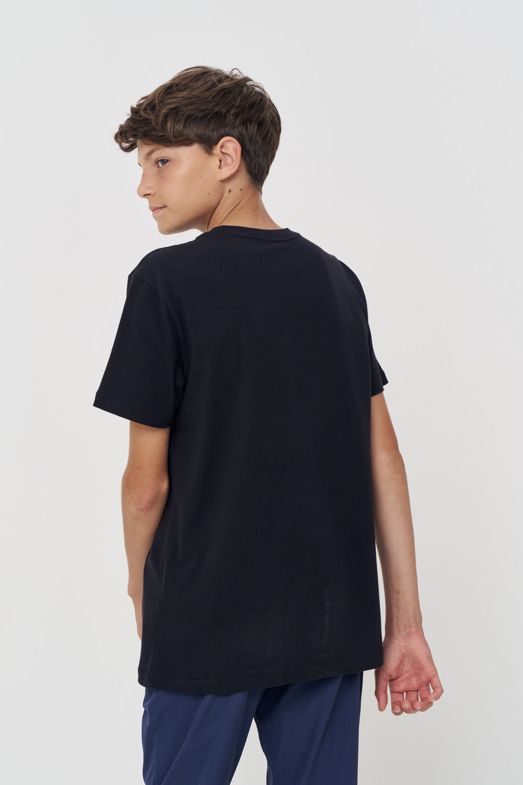 Camiseta Básica Menino Acostamento Next Preto