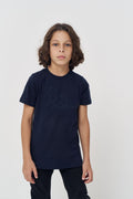 Camiseta Duo Lobo Menino Acostamento Next Preto