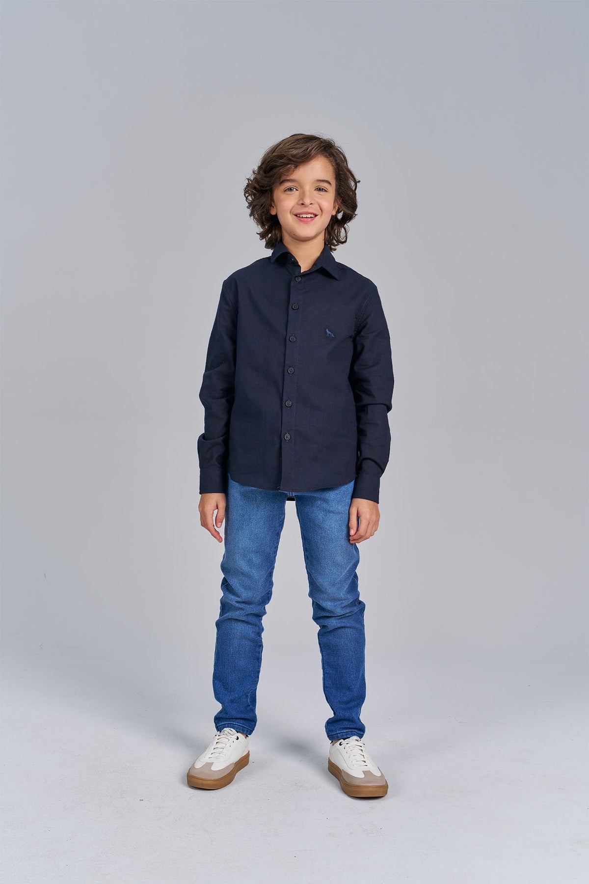 Camisa Verano Menino Acostamento Kids Marinho
