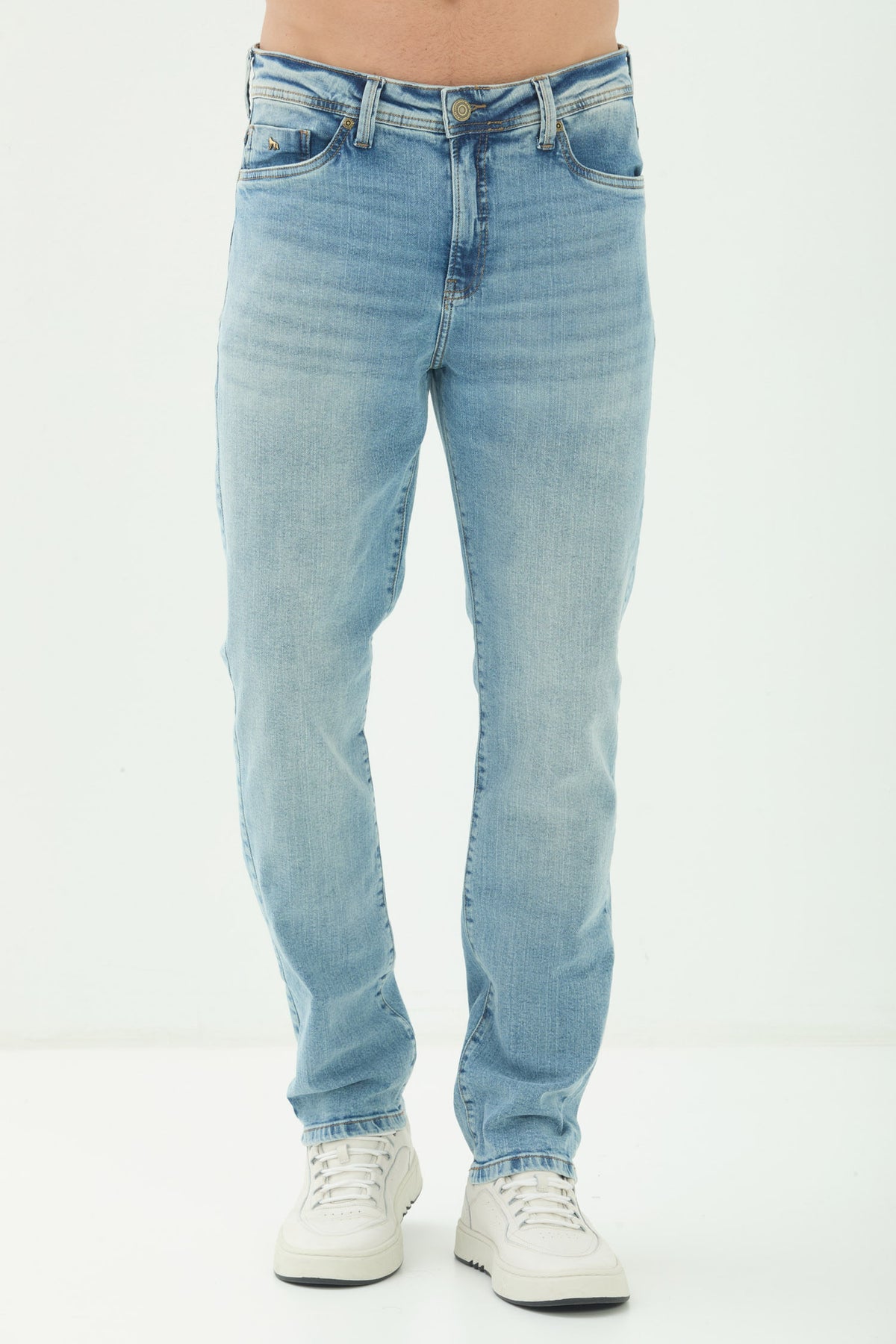 Calça Jeans Rock Essencial Masculina Acostamento Jeans Intermediario