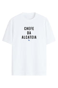 Camiseta Chefe da Alcateia Masculina Acostamento Branco