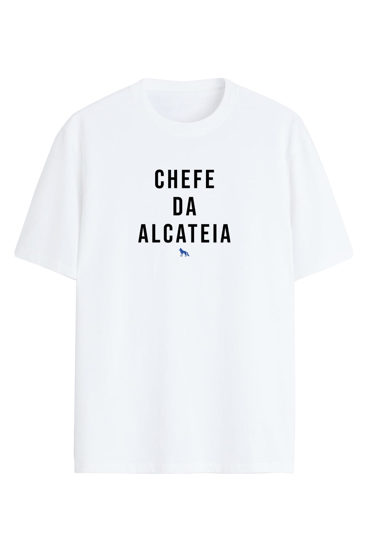 Camiseta Chefe da Alcateia Masculina Acostamento Branco