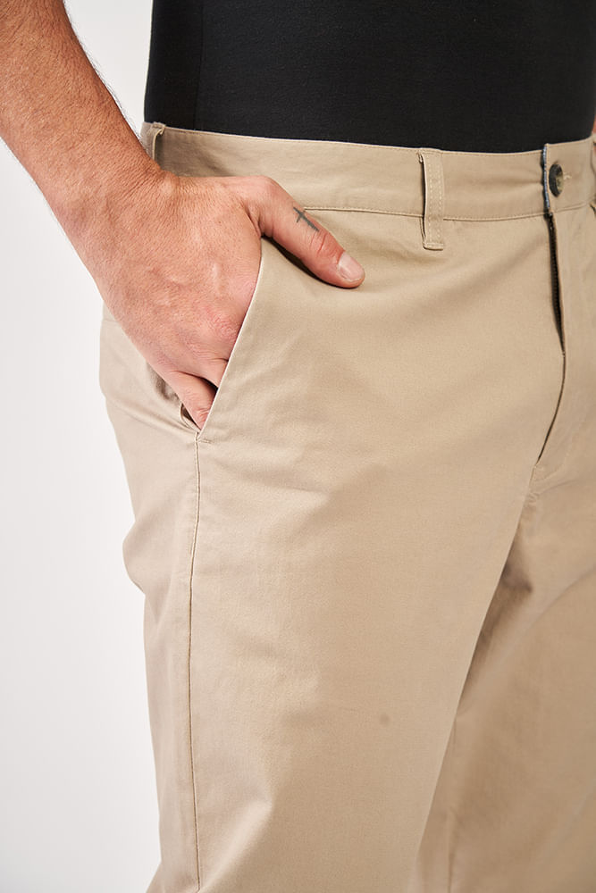 Calça Bolso Faca Cotton Masculina Acostamento Areia