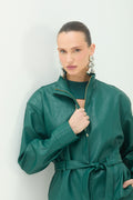 Jaqueta Com Faixa ACT Feminina Deep Forest