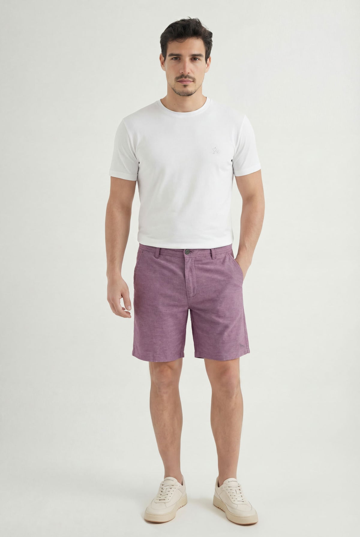 Bermuda Com Bolsos Masculina  Acostamento Bordo