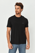 Camiseta Modal Clássica Masculina Acostamento Preto