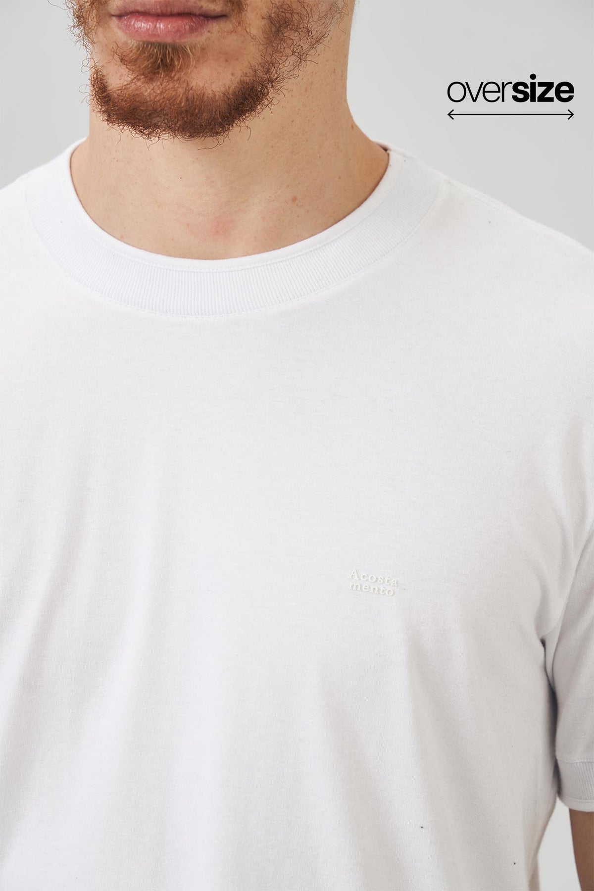Camiseta Gola Média Masculina Oversize Acostamento Preto