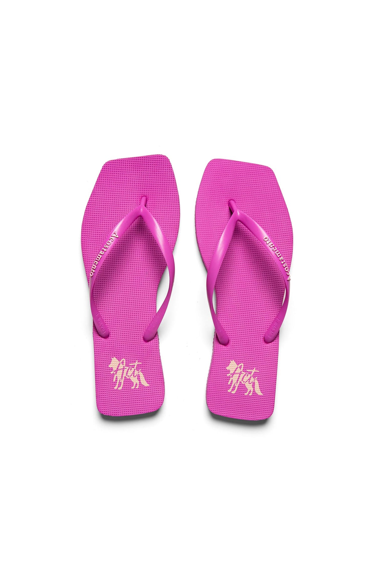 Chinelo Square Logo ACT Feminino Pink Paradise