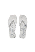 Chinelo Glitter com Logo ACT Feminino Branco