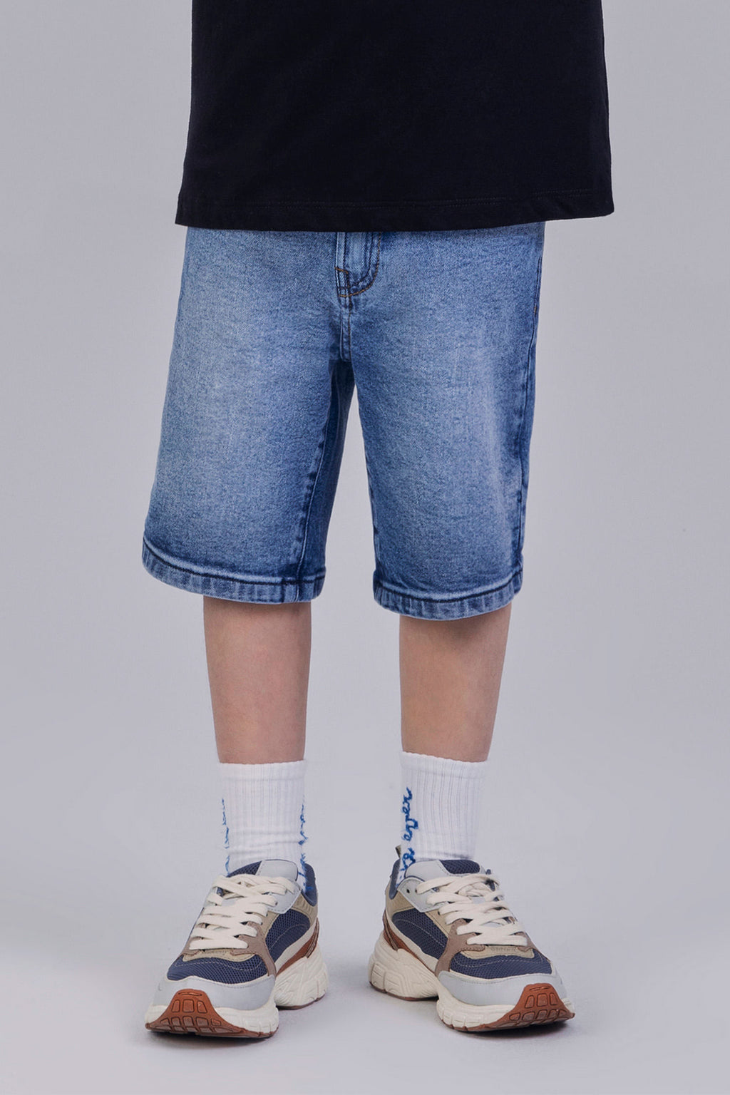 Bermuda Jeans Básica Menino Acostamento Next Jeans Intermediario