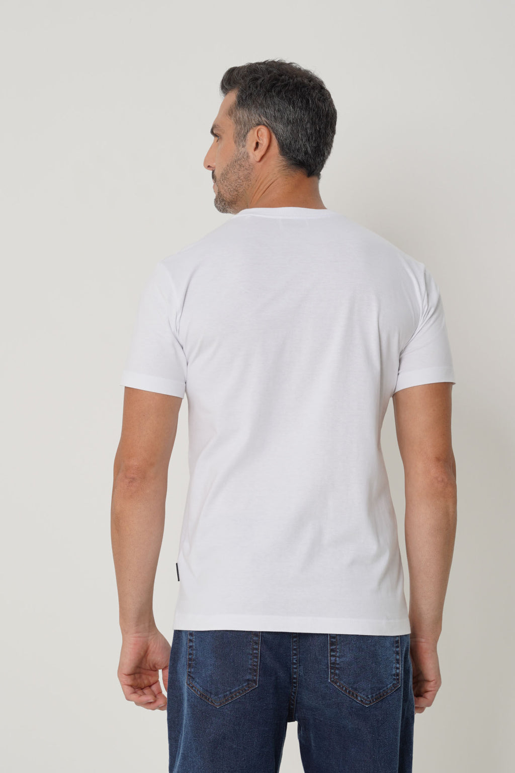 Camiseta Road Wolf Masculina Acostamento Branco