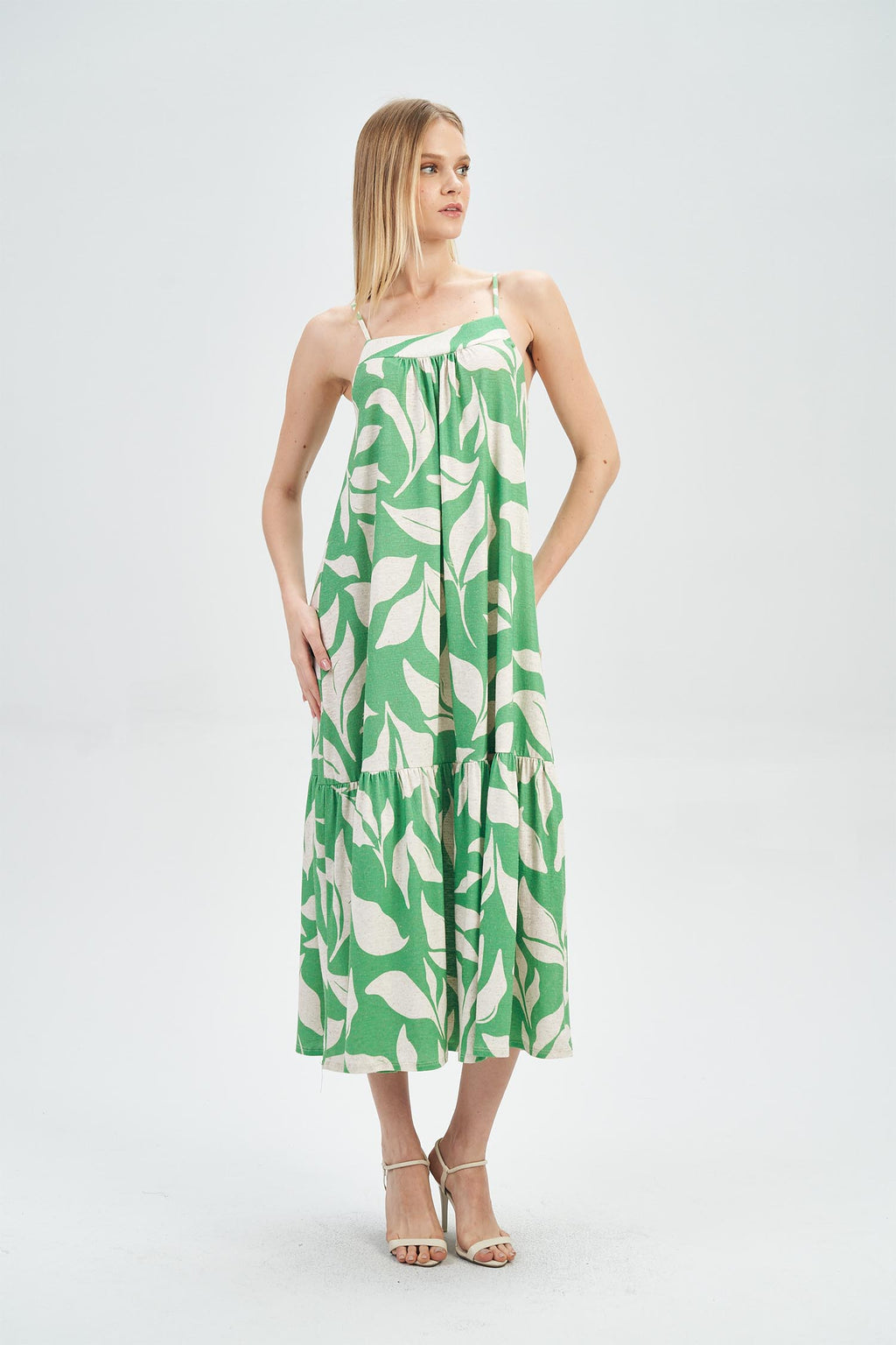 Vestido Linho Fluído Feminino Acostamento Paradise