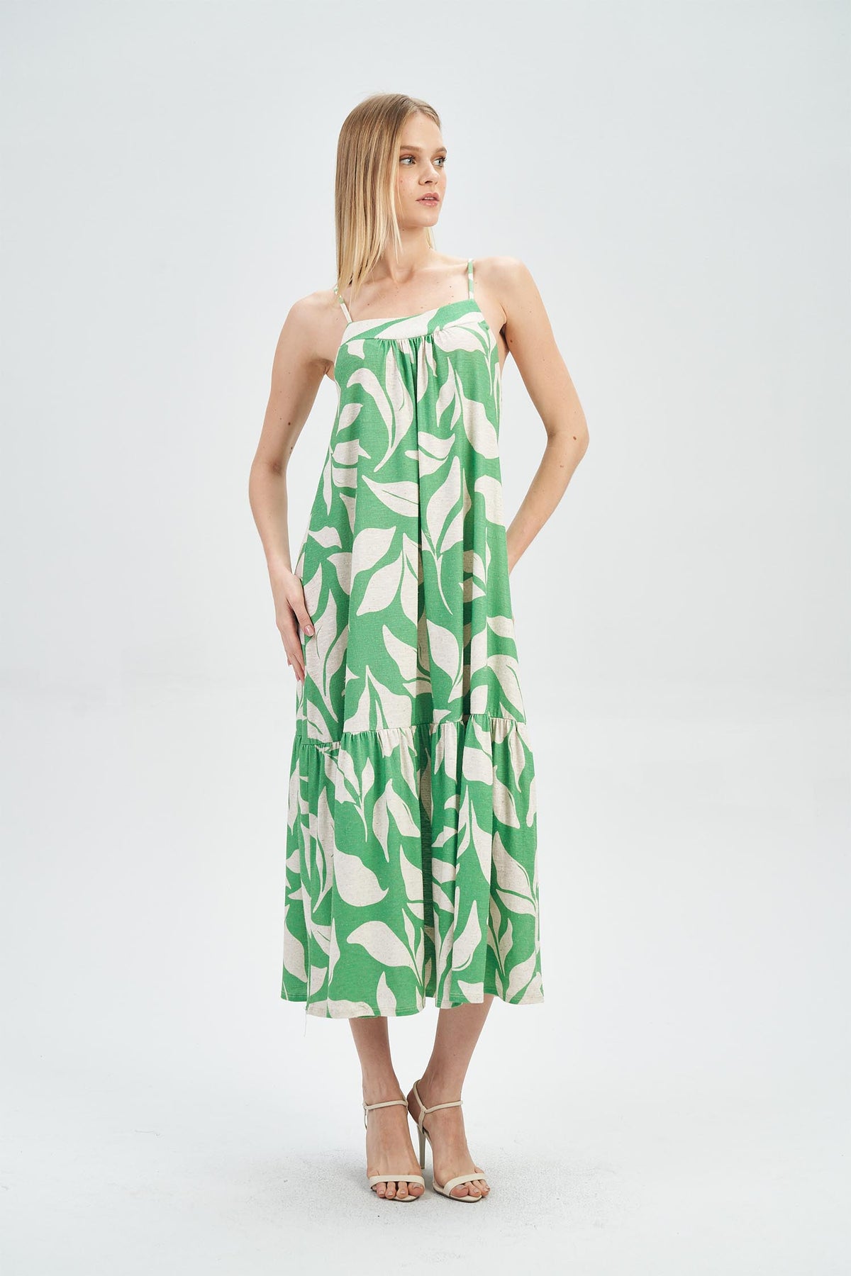 Vestido Linho Fluído Feminino Acostamento Paradise