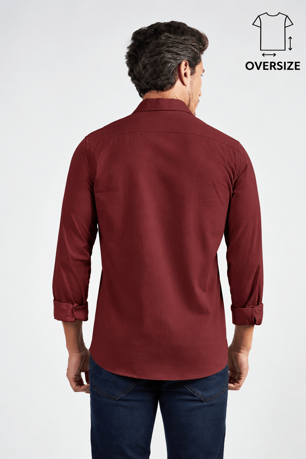 Camisa Manga Longa Masculina Oversize Acostamento Bordo