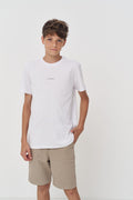 Camiseta Estampada Costas Menino Acostamento Next Branco