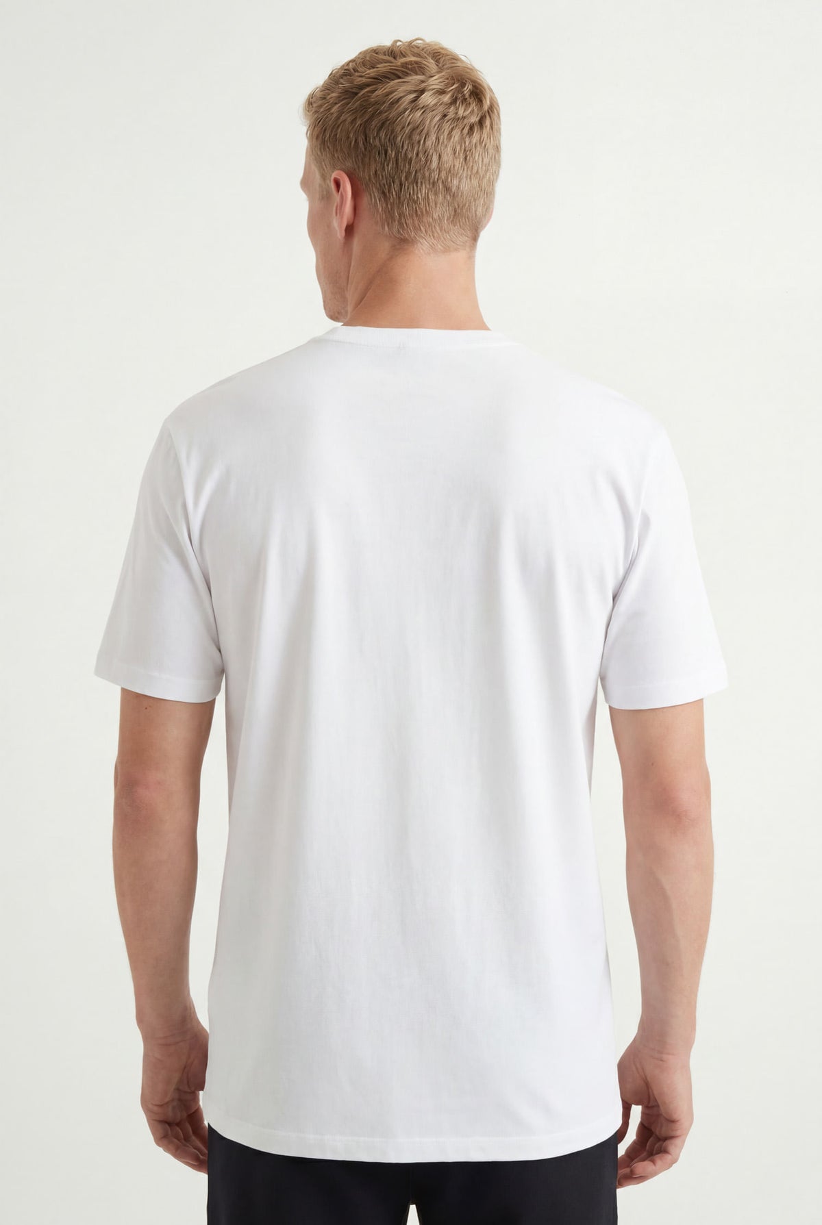 Camiseta Minimalista Masculina Acostamento Branco