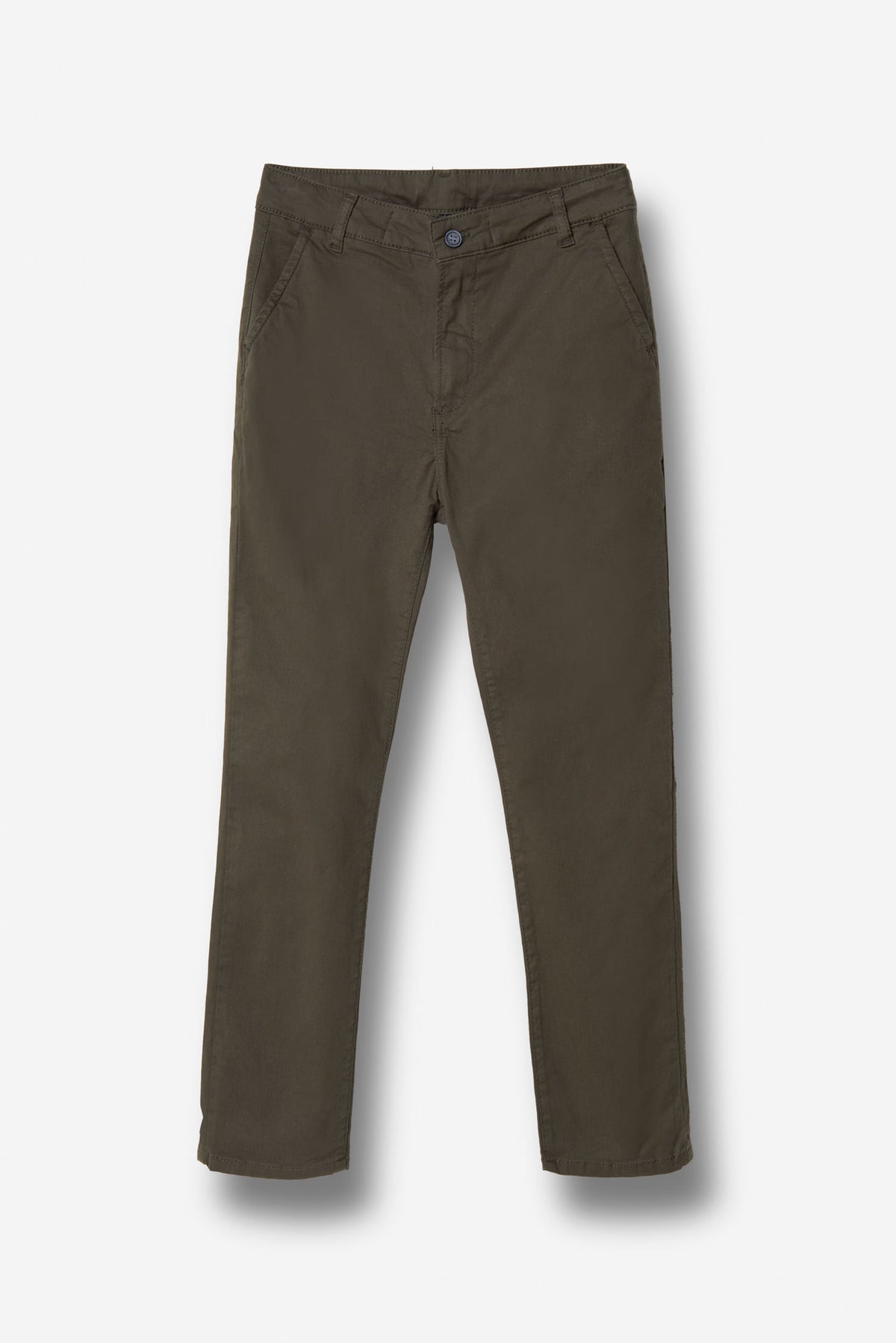 Calça Básica Com Elastano Menino Acostamento Next Verde Byron