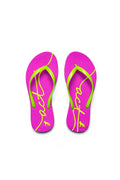 Chinelo Letter Neon ACT Feminino Purple Neon
