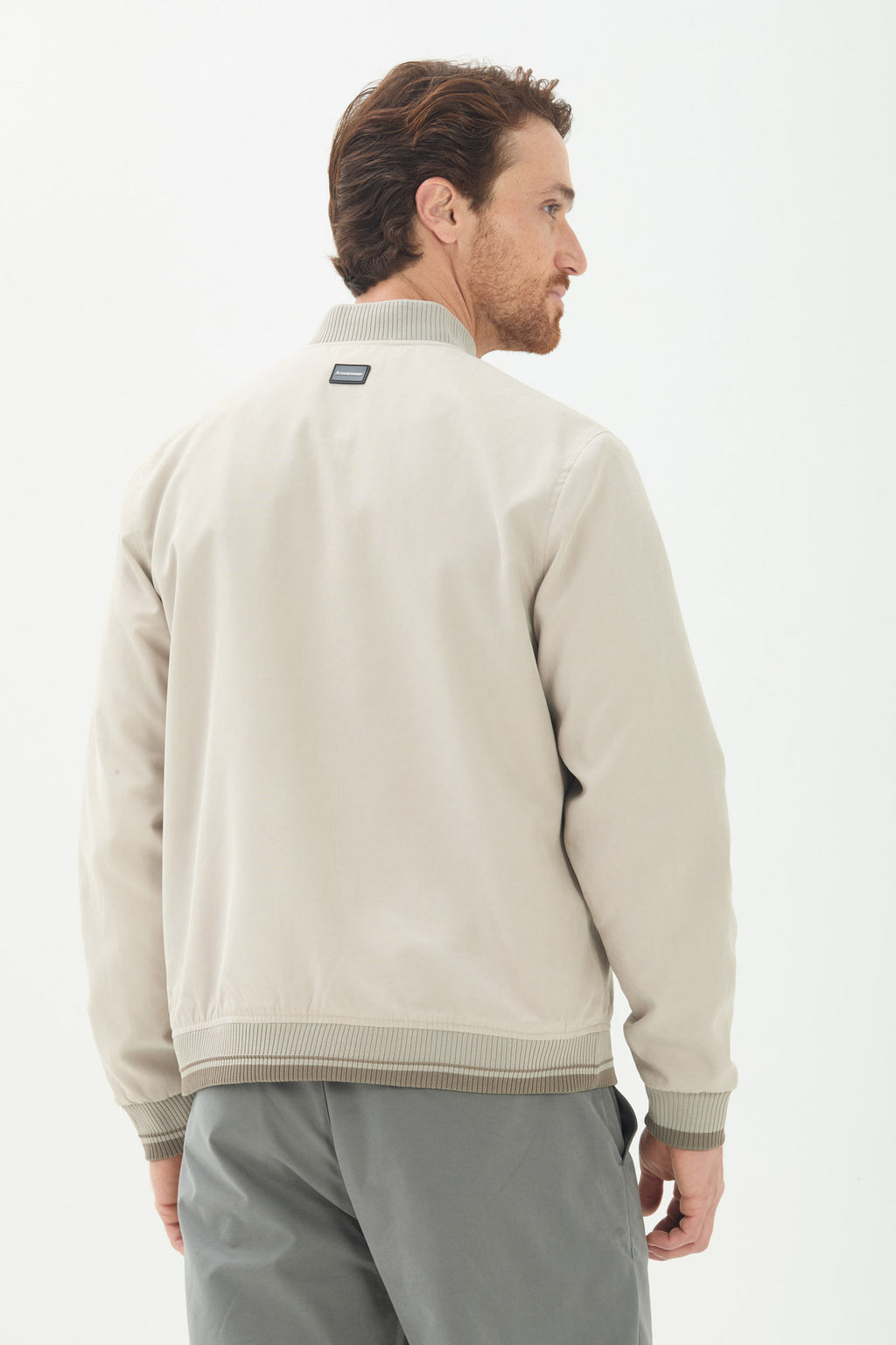 Jaqueta Tech Com Bolsos Masculina Acostamento Areia