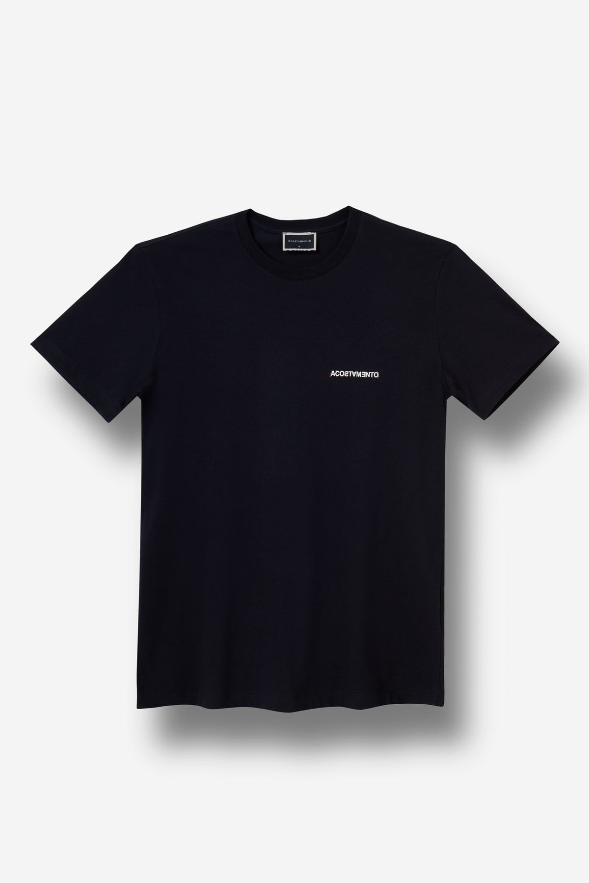 Camiseta Premium Estampada Masculina Acostamento Preto
