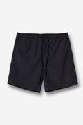 Shorts Poliamida Casual Masculino Acostamento Preto