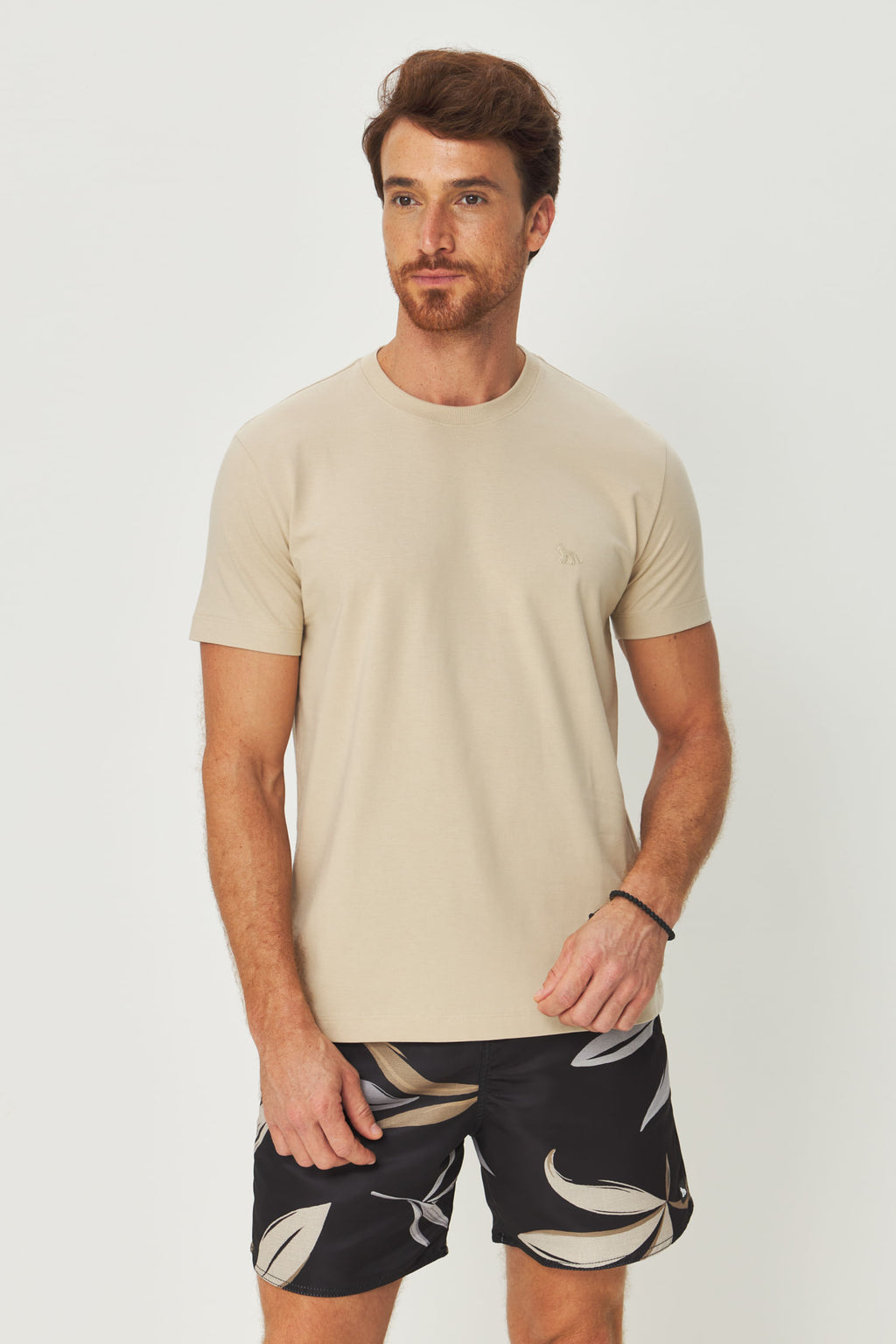 Short Estampado Masculino Acostamento Wolf Floral