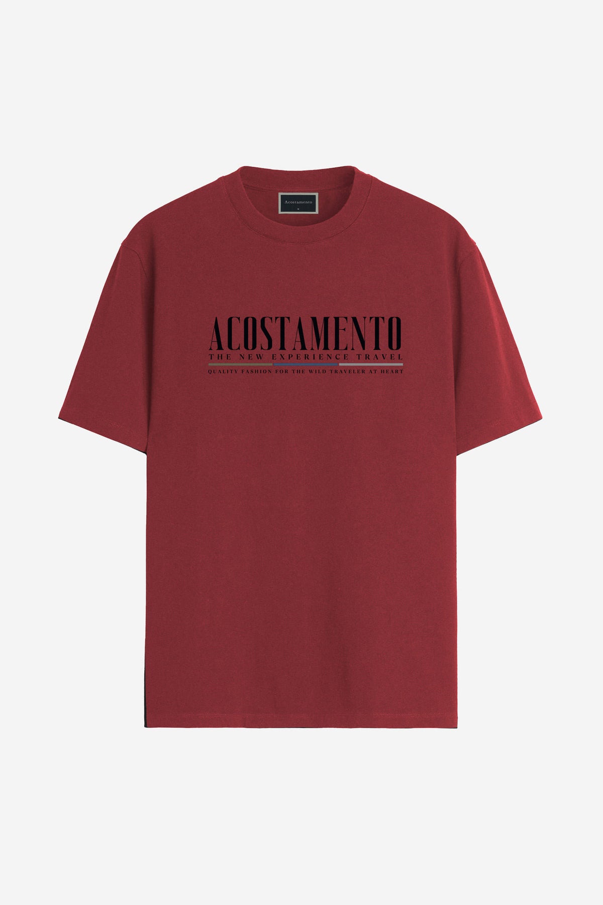 Camiseta Casual Estampada Masculina Acostamento Barca