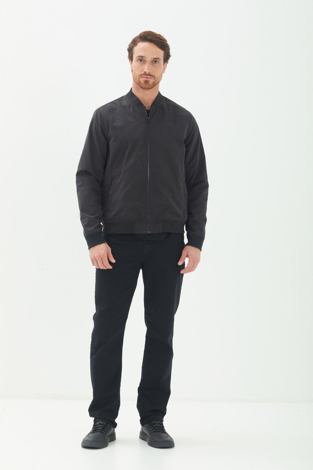Jaqueta Tech Urbana Masculina Acostamento Preto