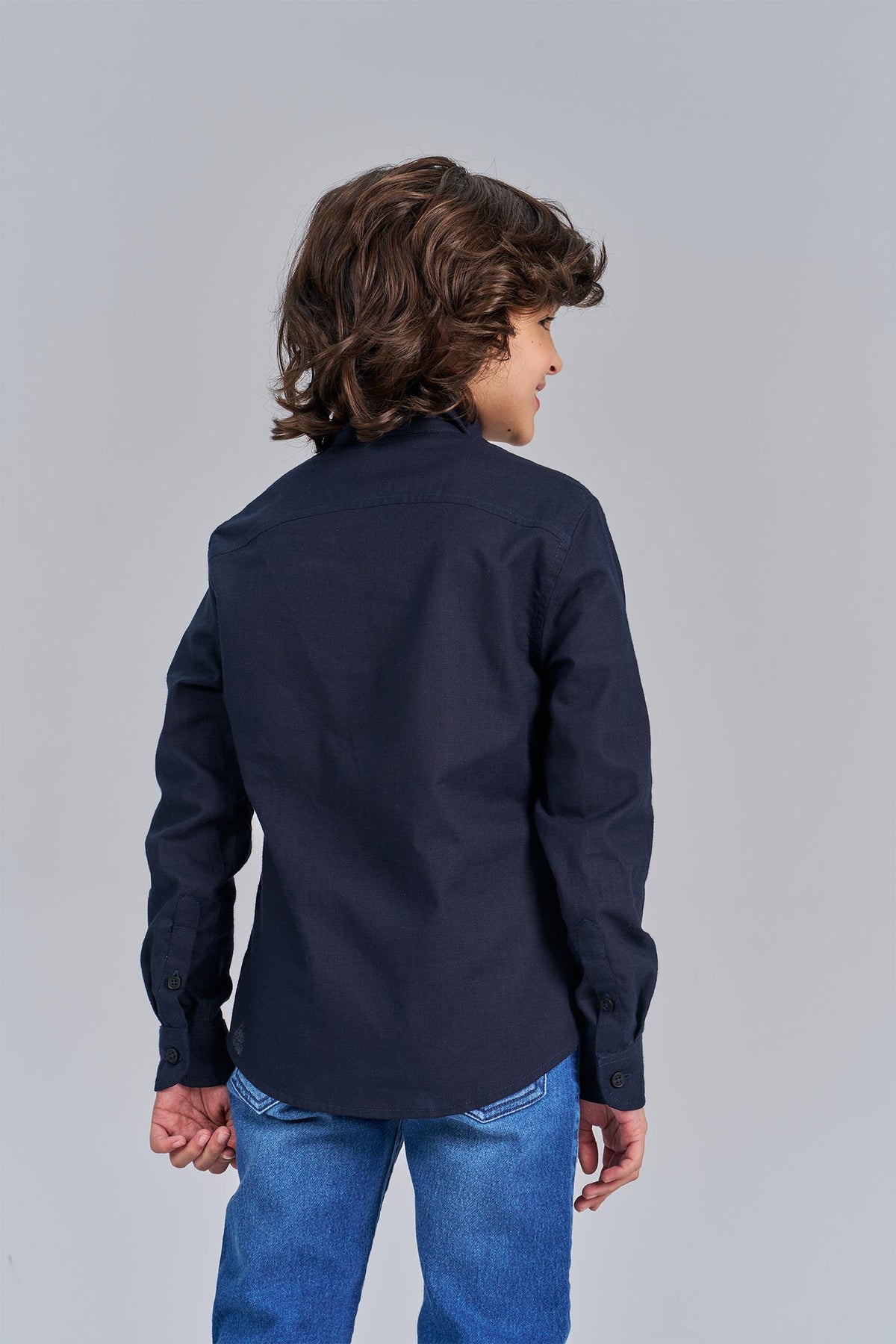 Camisa Verano Menino Acostamento Kids Marinho
