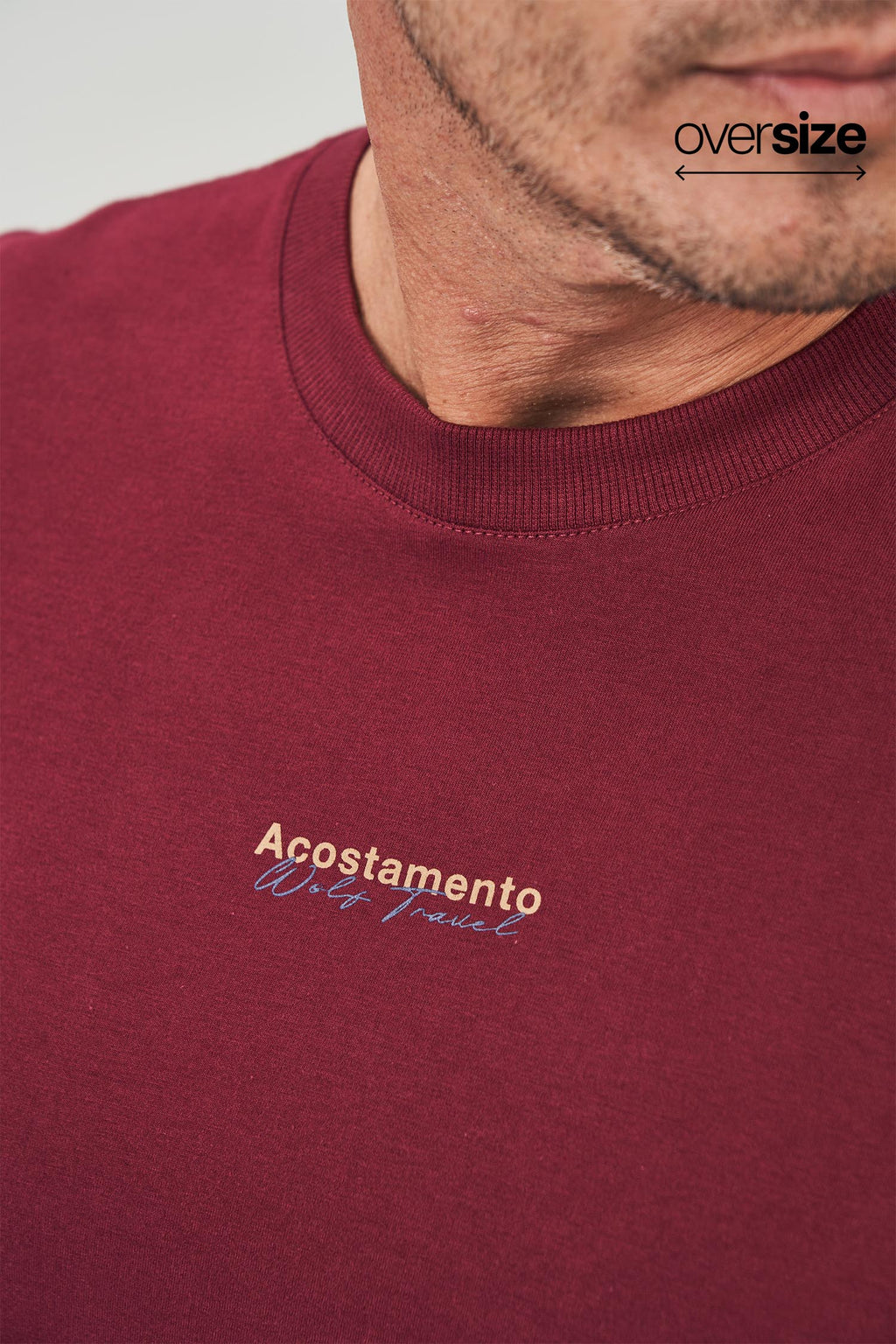 Camiseta Adventurous Wolves Masculina Oversize Acostamento Bordo Sangria