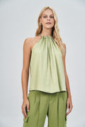 Blusa Gola Franzida Feminina Acostamento Areia