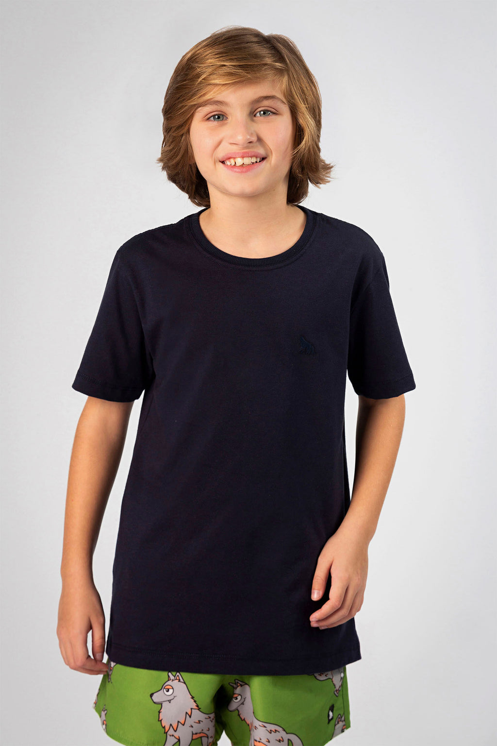 Camiseta Classic Menino Acostamento Kids Preto