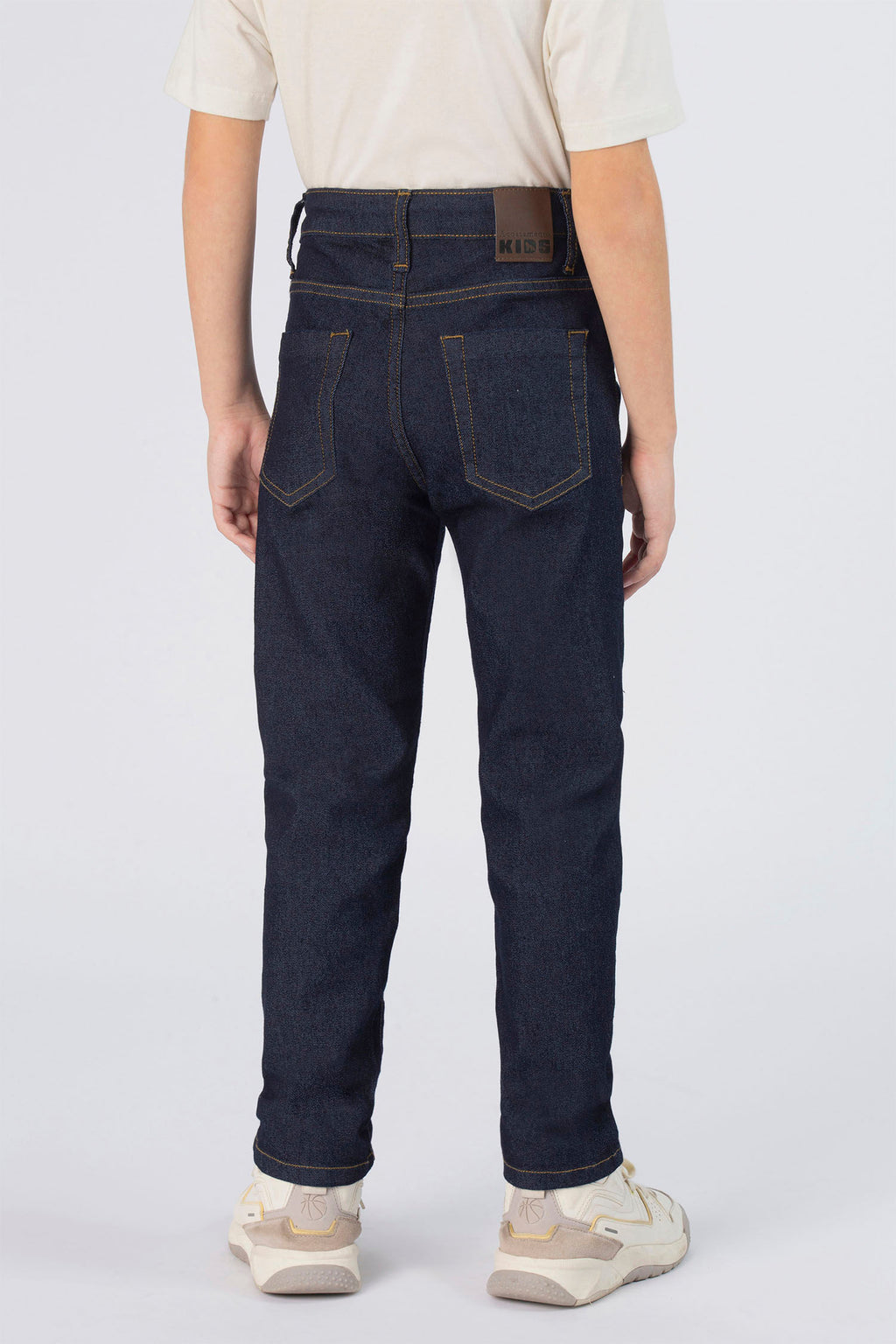 Calça Jeans Rock Menino Acostamento Kids Jeans Escuro