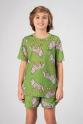 Camiseta Multi Lobos Menino Acostamento Kids Wolfpack Colors