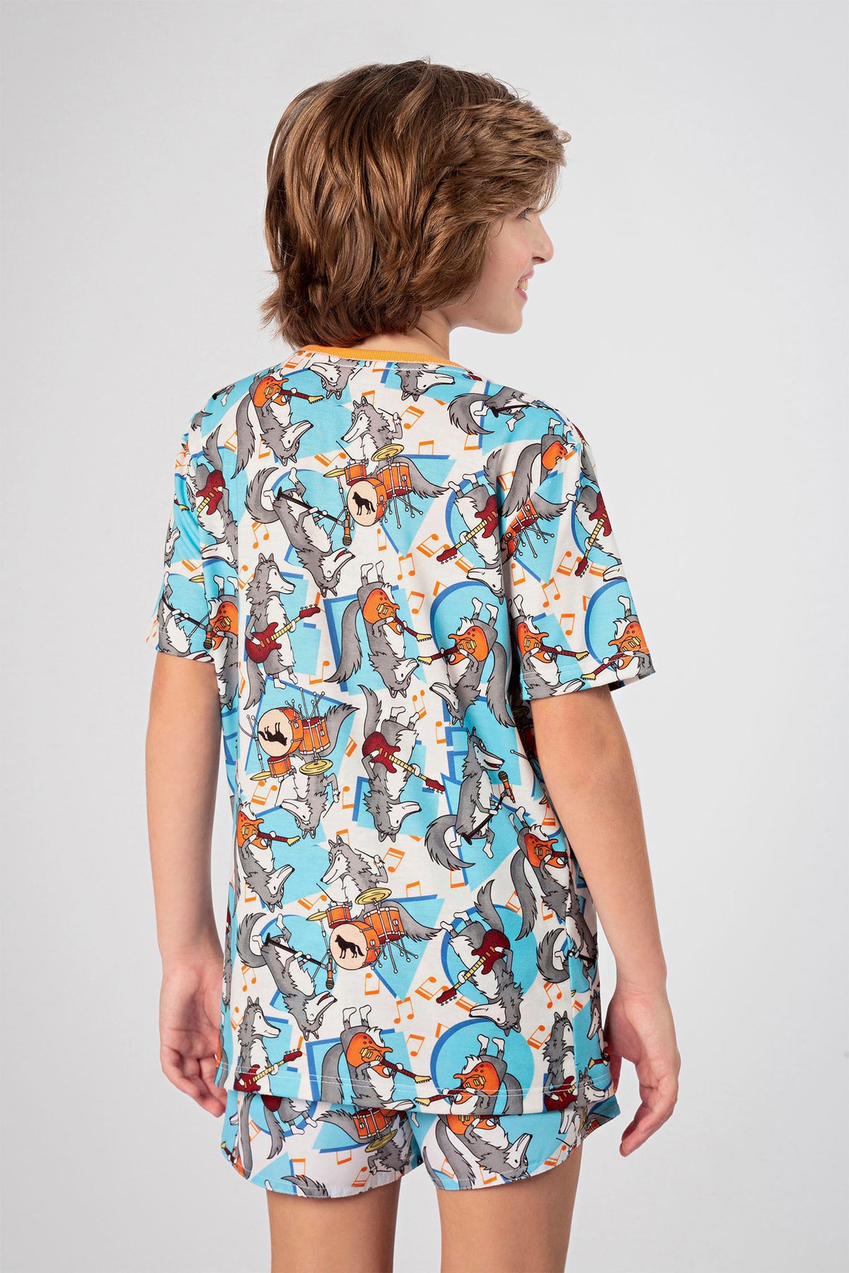 Camiseta Music Menino Acostamento Kids Rock Festival