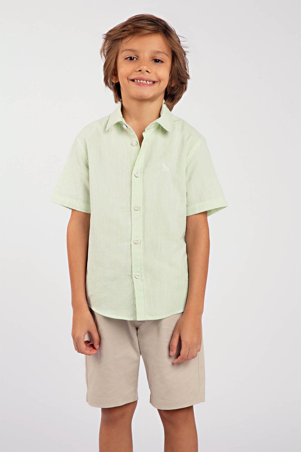 Camisa Tricoline Menino Acostamento Kids Lima