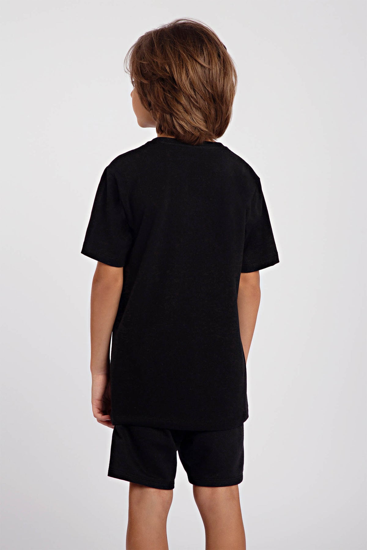 Camiseta The Moon Menino Acostamento Kids Preto