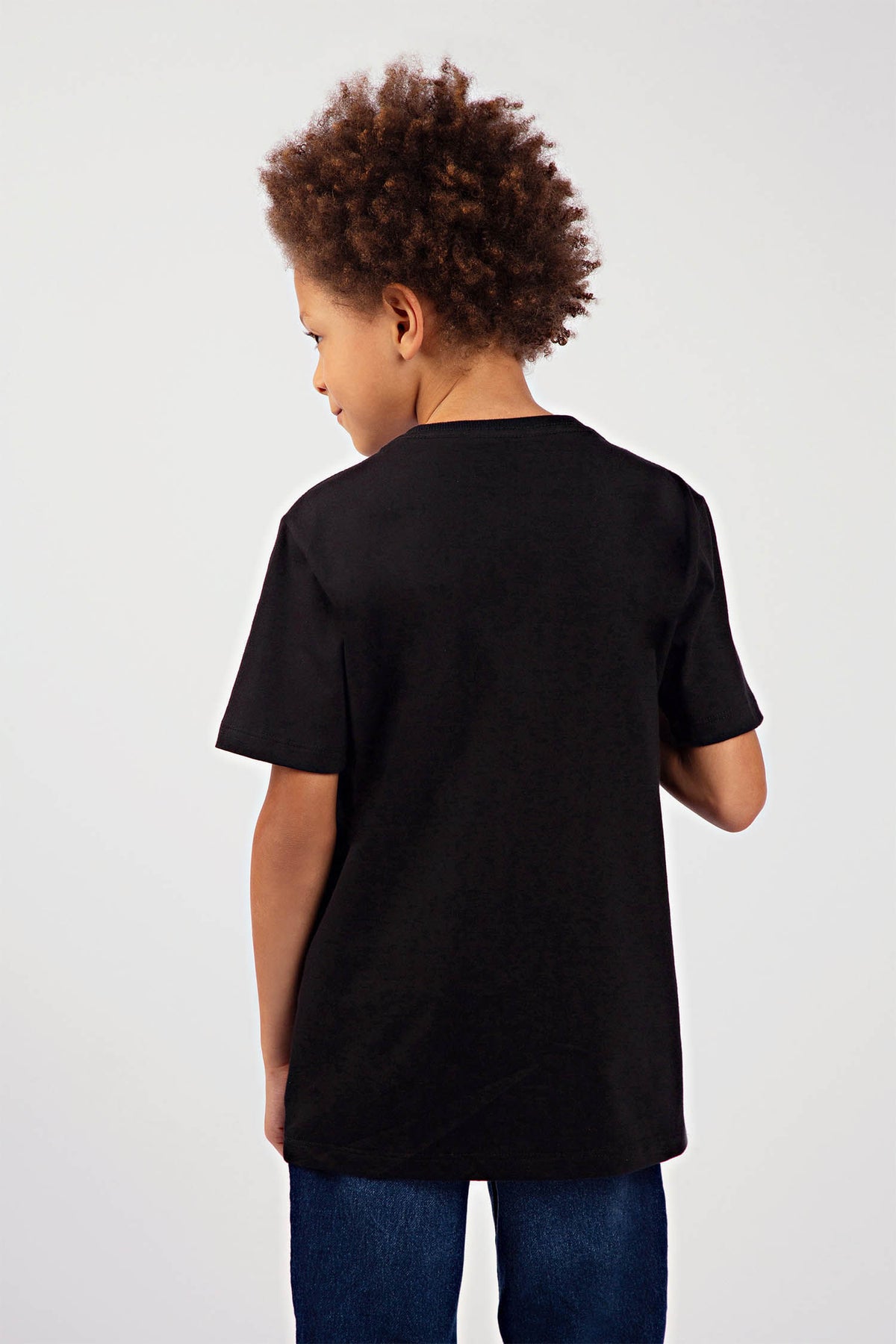 Camiseta Lettering Menino Acostamento Kids Preto