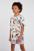 Camiseta Garras Menino Acostamento Kids Off White