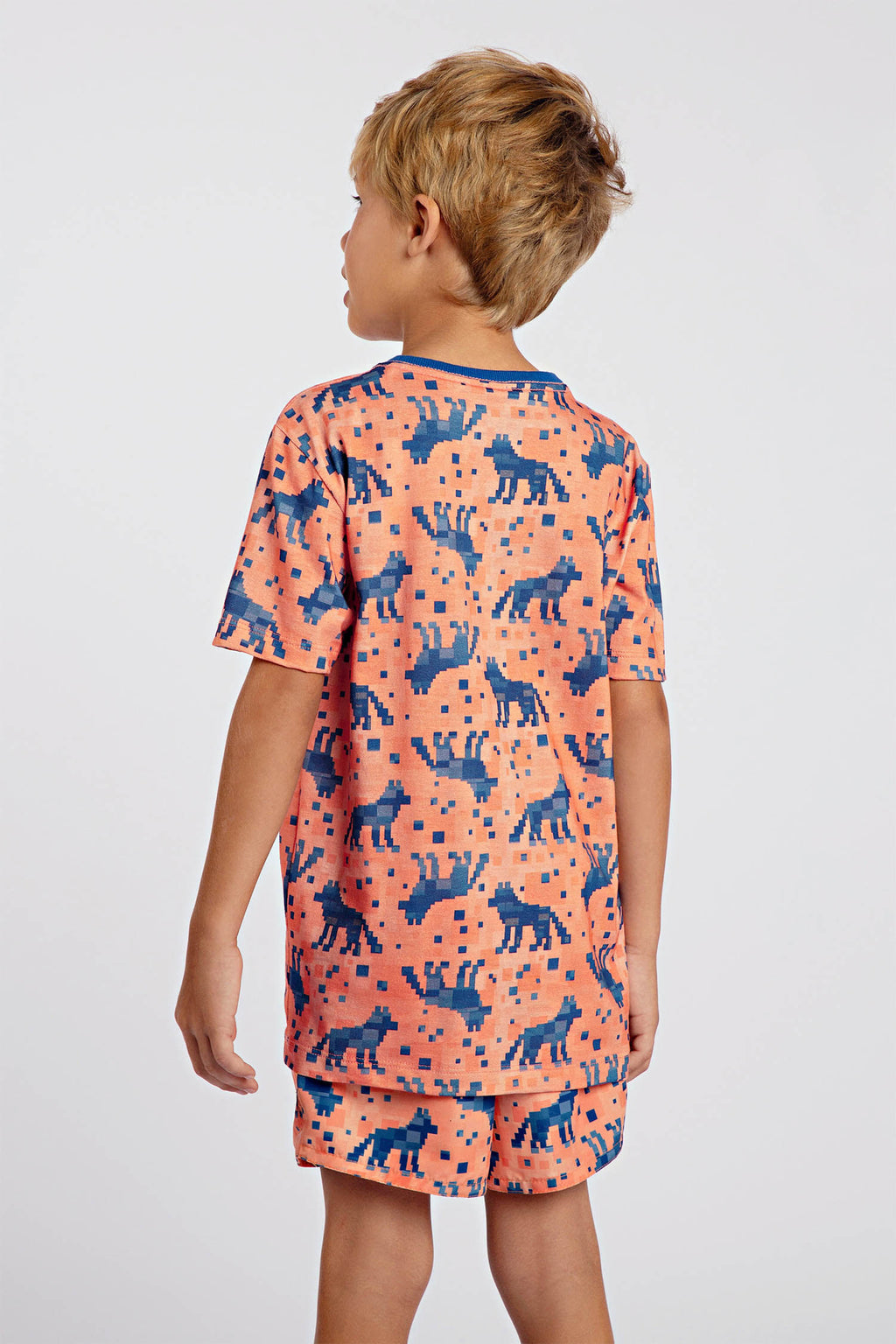 Camiseta Super Pixel Menino Acostamento Kids Super Pixel