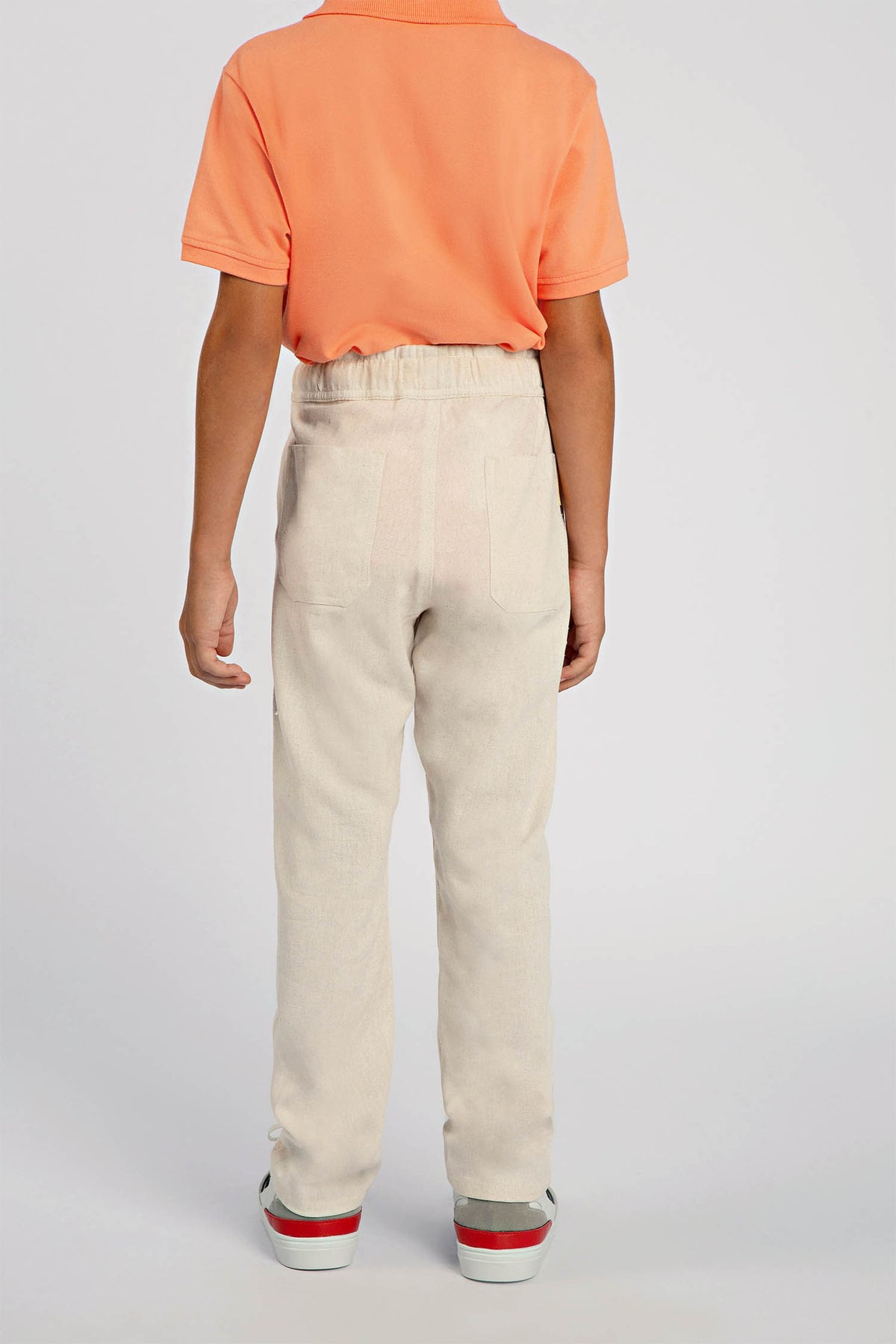 Calça Viscolinho Menino Acostamento Kids Natural