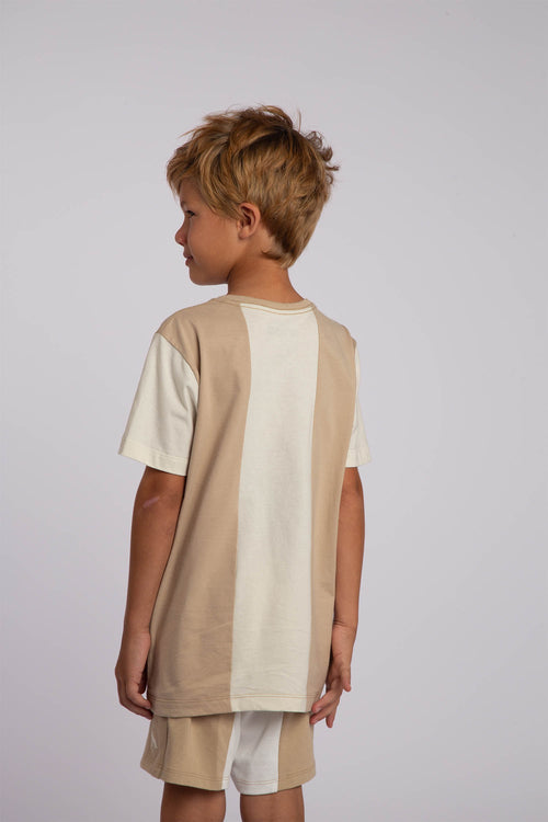 Bermuda Duo Color Menino Acostamento Kids Goanna C/ Off White